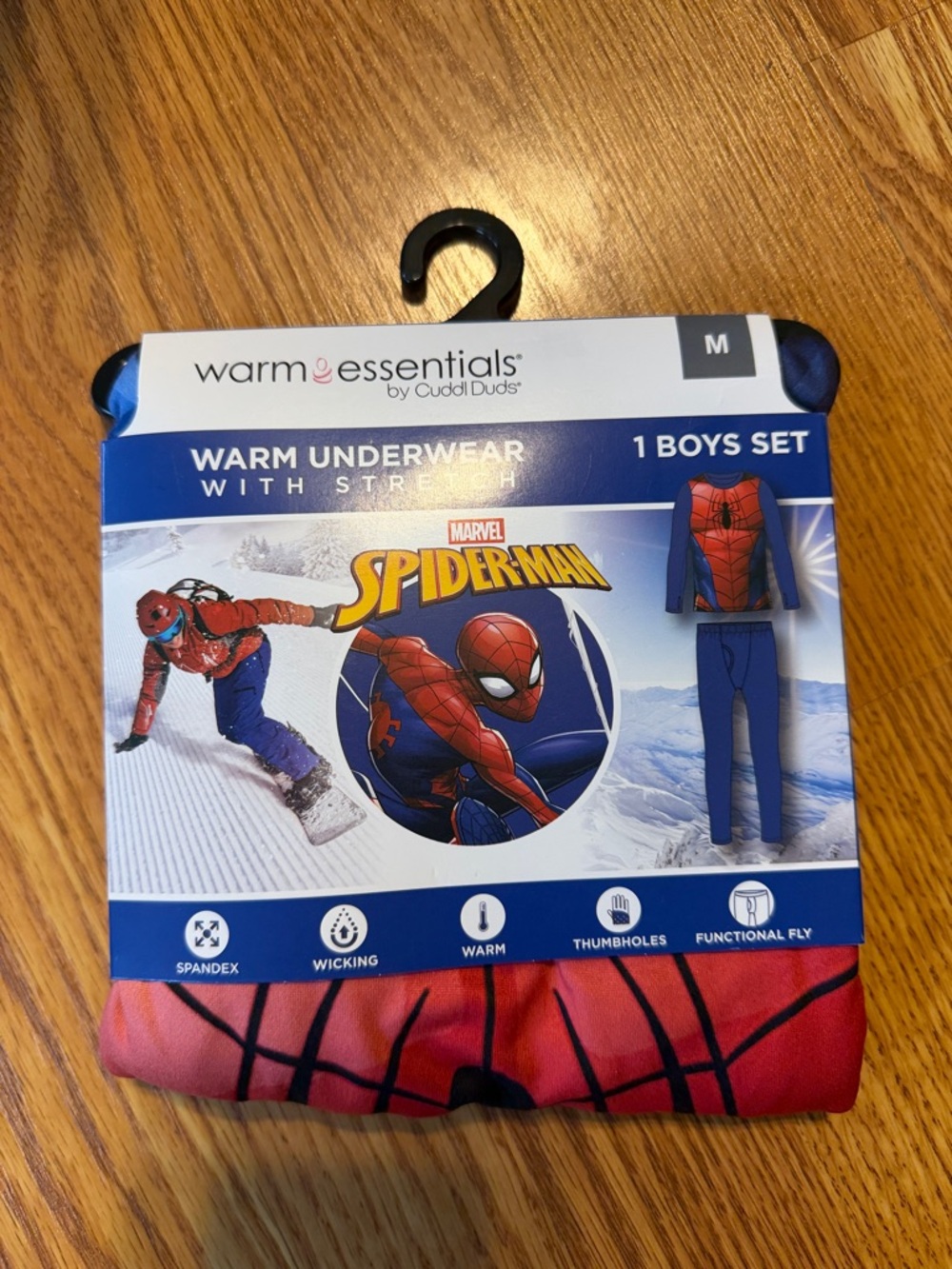 Warm underwear with stretch